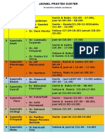 Jadwal Praktek Dokter 4-2018