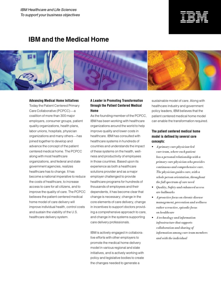 IBM's Role in Patient-Centered Medical Home | PDF | Primary Care ...