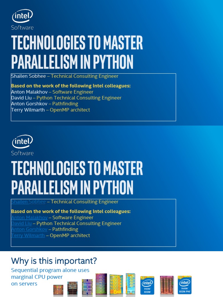 EuroPython 2018 Shailen Sobhee | PDF | Thread (Computing) | Parallel ...