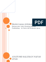 Blind Nasal Intubation Ppt