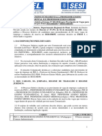 Processo seletivo SESI-PI para professores