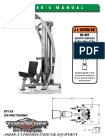 TuffStuff Six-Pak Functional Trainer (SPT-6X) Owner's Manual