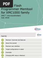 Infineon TOOL Tutorial Memtool XMC1 TR v01 00 En