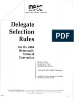 Delegate Selection Rules for the 2004 Democratic National Convention