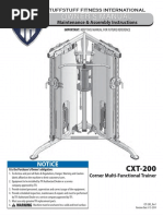 Evolution Corner Multi-Functional Trainer (CXT-200) Owner's Manual