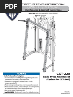 TuffStuff Smith Press Attachment (CXT-225) Owner's Manual