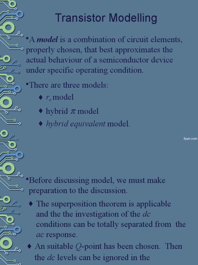 AC Biasing in Transister | PDF | Bipolar Junction Transistor ...