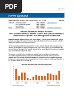 BEA - GDP Second Quarter 2018 - First Estimate