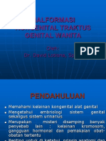 19-Malformasi Kongenital Traktus Genital Wanita - Dr. David Lotisna, SP - OG