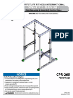 TuffStuff's Evolution Power Cage (CPR-265) Owner Manual