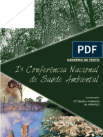 Caderno de Textos Da 1 Conferencia Nacional de Saude Ambiental (16 200810 SES MT)