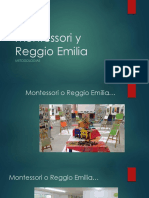 Montessori y Reggio Emilia