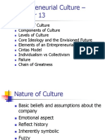 Entrepreneurial Culture - Chapter 13