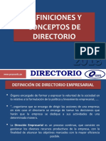 Funciónes Especificas Directorio