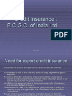 Credit Insurance: E.C.G.C. of India LTD