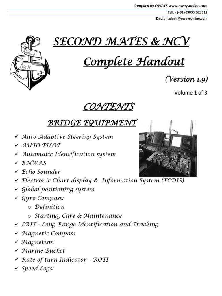 Bridge Note PDF Navigation Geography
