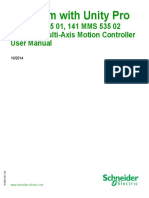 Quantum With Unity Pro: 141 MMS 425 01, 141 MMS 535 02 SERCOS Multi-Axis Motion Controller User Manual