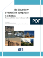 Renewable Electricity Production in Upstate California