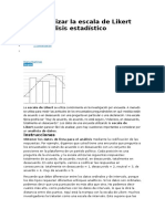 Análisis de encuestas con escala Likert