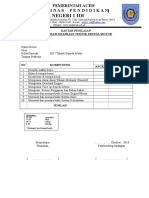 Daftar Nilai DUDI Siswa TSM Prakerin