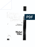 Compendio de Filosofía Del Derecho. Definiciones y Fines Del Derecho, Tomo I - Michel Villey