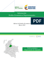 Perfil Economico Departamento de Santander