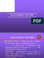 Adjustment of Fire