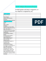 MRP - Format For Detail