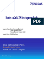 03 Hands-On 2 - RL78 Development Tools
