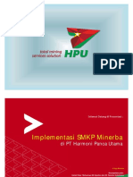 Implementasi SMKP Minerba Di HPU