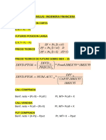 Formulas Ingeniera Financiera