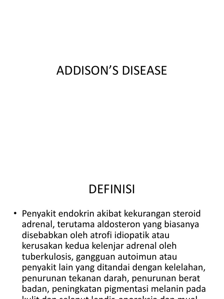 Addison s Disease PDF