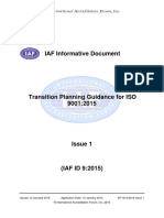 IAF Transition Plan for ISO 17021 Accreditation