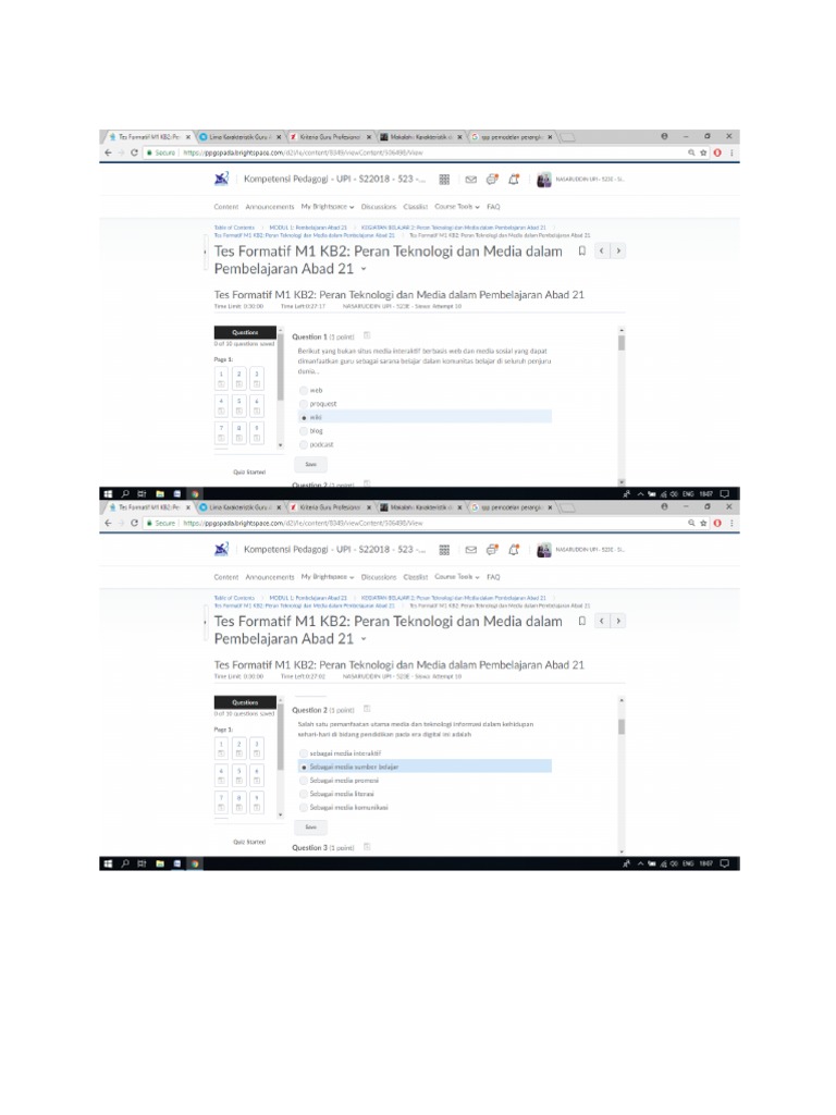 Kunci Jawaban Tes Formatif M1kb2