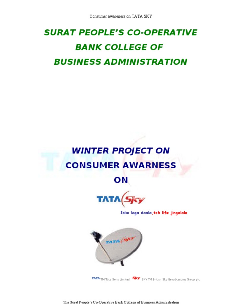 Tata Sky Satellite Television Research Design