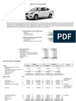 Model Unit: 2016 Nissan Almera: Total Cost 630,000.00 Cash Discount If Cash 20,000.00 Total Cost (Cash Price)