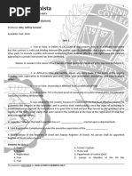 Land Titles and Deeds Quizes 