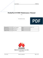 HUAWEI MediaPad 10 FHD Maintenance Manual V1.0