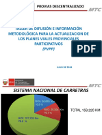 PVPP: Taller de difusión e información metodológica