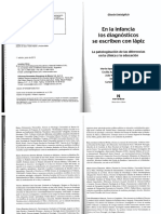 En La Infancia Los Diagnosticos Se Escriben Con Lapiz. Gisela Untoiglich PDF
