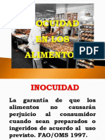 1.- Inocuidad Alimentaria