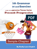 Present Progressive Stories and Exercises Sample