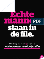 Echte mannen staan in de file