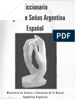 Diccionario Dactilologico Argentina