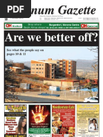 Download Platinum Gazette 01 October 2010 by Platinum Gazette SN38489961 doc pdf