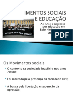 Movimentos Sociais e Educação