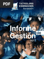 Informe de Gestión 2017 Fundación Tecnoglass