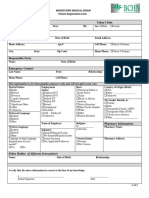 Responsible Party: Montefiore Medical Group Patient Registration Form