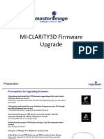 MI-CLARITY3D Firmware Upgrade