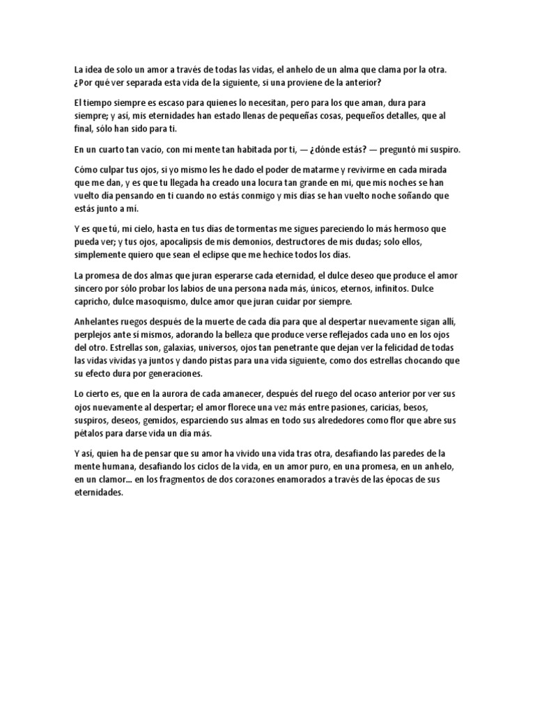 Amor Eterno: Almas a Través del Tiempo | PDF